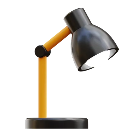 Lampe d'étude  3D Illustration