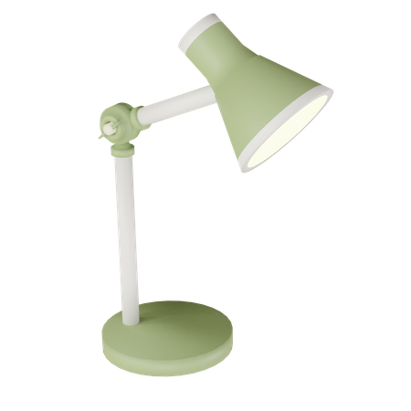 Lampe d'étude  3D Illustration