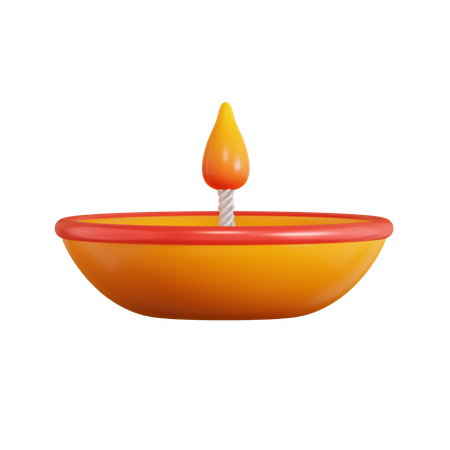Lampe de Diwali  3D Icon