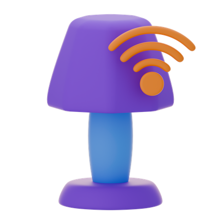 Lampe intelligente  3D Icon