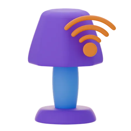 Lampe intelligente  3D Icon