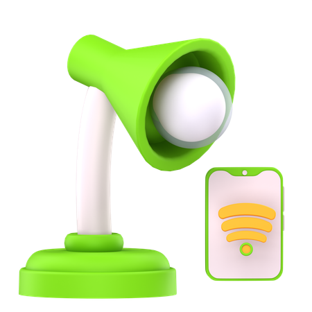 Lampe intelligente  3D Icon