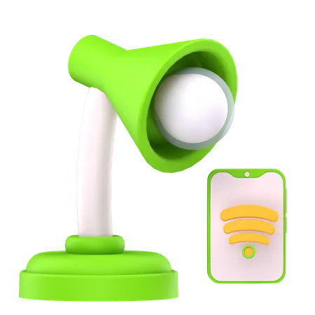 Lampe intelligente  3D Icon