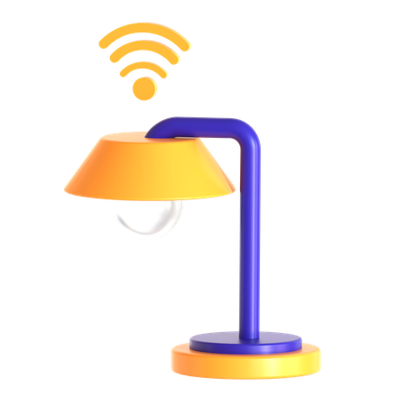 Lampe intelligente  3D Icon