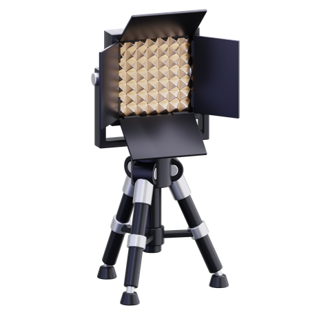 Lumière LED sur trépied  3D Icon