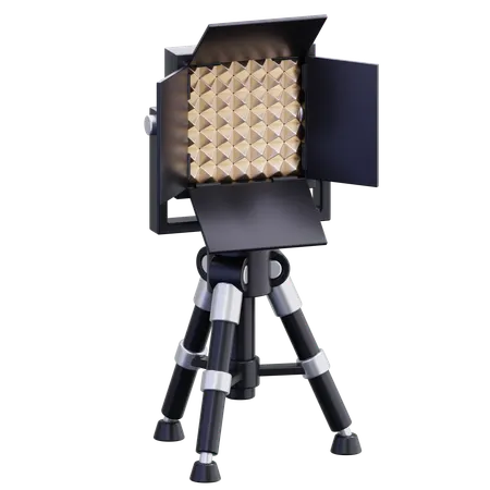 Lumière LED sur trépied  3D Icon