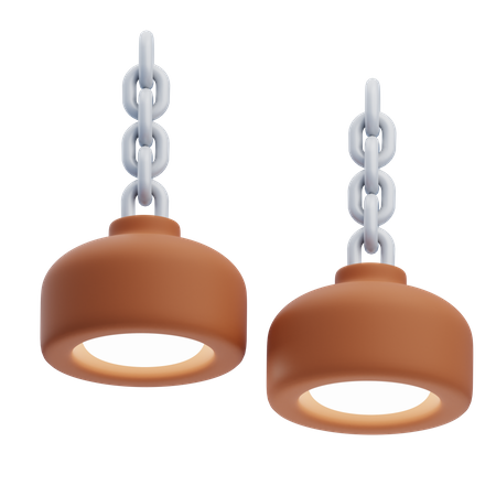 Lampe suspendue  3D Icon