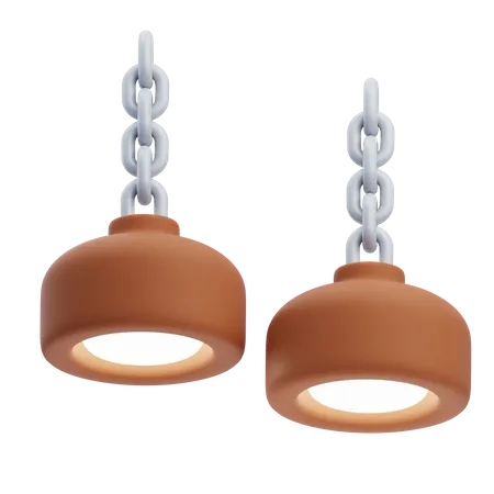 Lampe suspendue  3D Icon