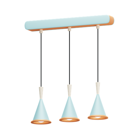 Lampe suspendue  3D Icon