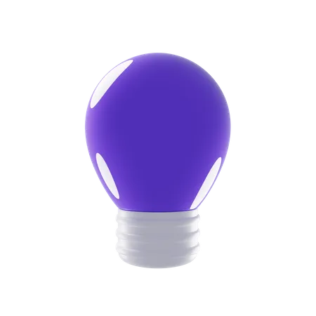 Lampe violette  3D Icon