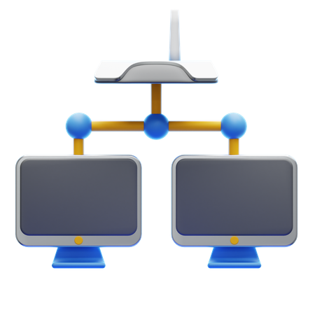 Lan  3D Icon