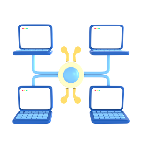 Lan  3D Icon
