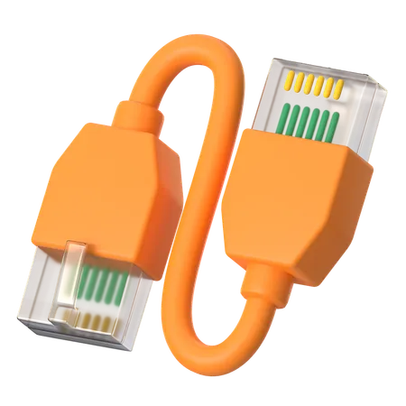 LAN Cable  3D Icon