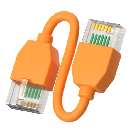 LAN Cable  3D Icon