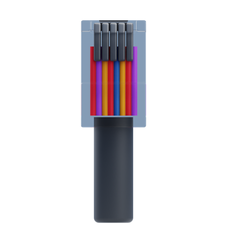 Lan Cable  3D Icon