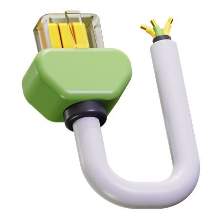 LAN-Kabel  3D Icon