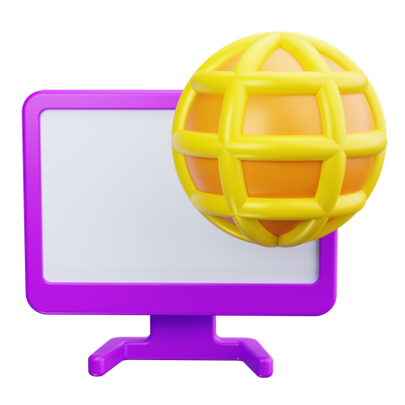 LANネットワーク  3D Icon