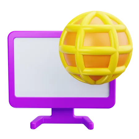 LANネットワーク  3D Icon