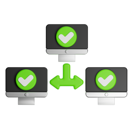 LAN-Verbindung  3D Icon