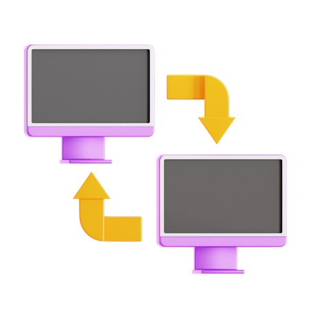 LAN-Verbindung  3D Icon