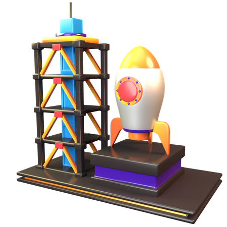 Lançador de foguetes grátis  3D Icon