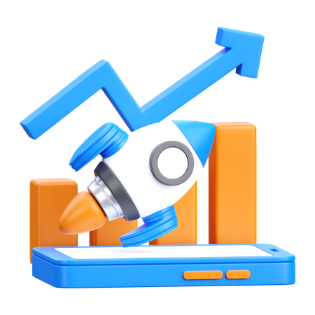 Lançamento de negócios  3D Icon