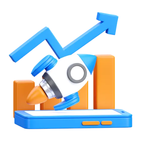 Lançamento de negócios  3D Icon