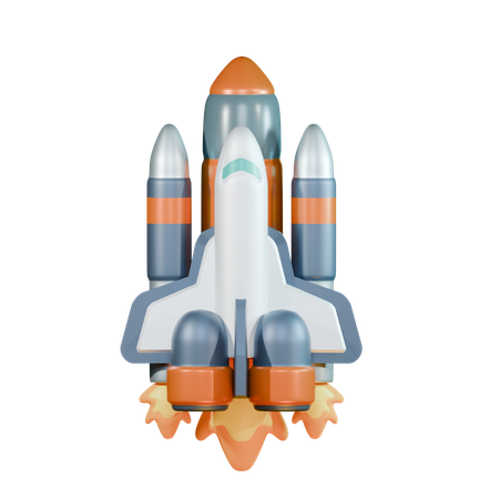 Lancement de missile  3D Icon