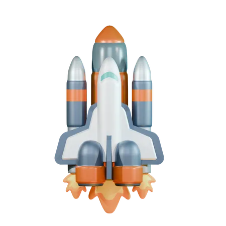 Lancement de missile  3D Icon