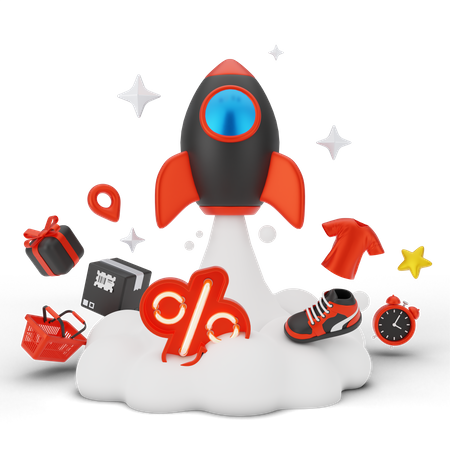 Lancement des achats  3D Icon