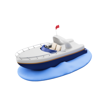 Lancha  3D Icon