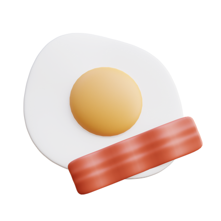 Lanche de ovos  3D Icon