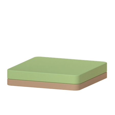 Land  3D Icon