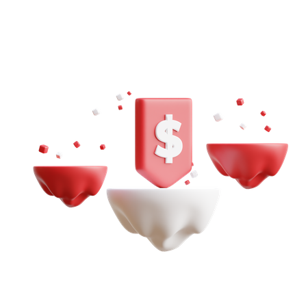 Land Metaverse  3D Icon