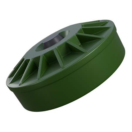 Land Mine  3D Icon