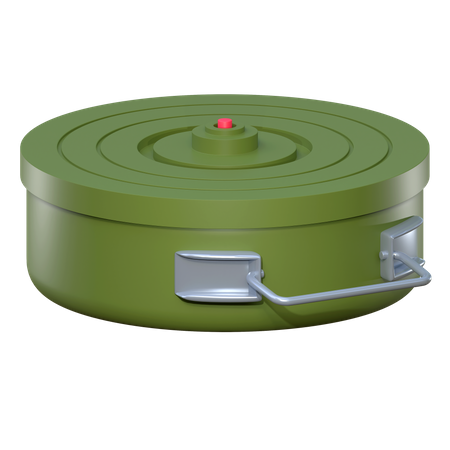 Land Mine  3D Icon