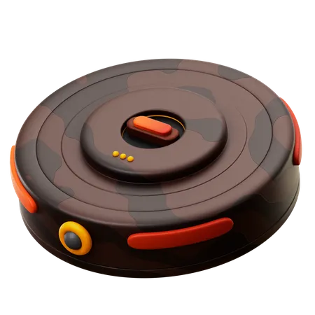 Land Mine  3D Icon