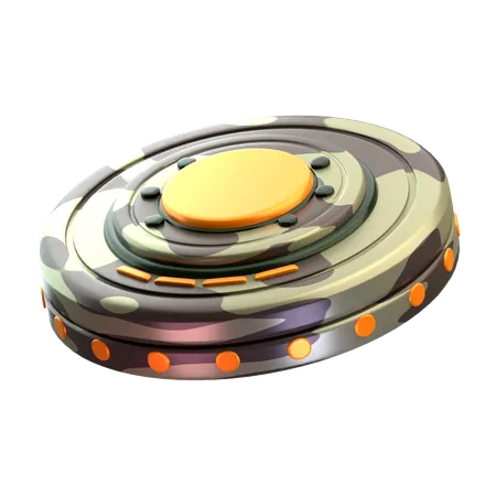 Land Mine  3D Icon