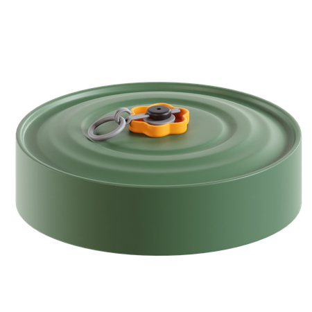 Land Mine  3D Icon