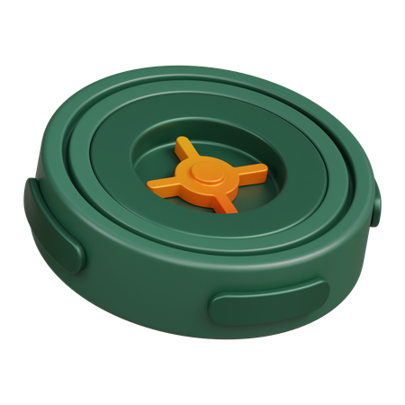 Land Mine  3D Icon