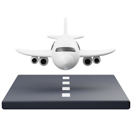 Landing  3D Icon