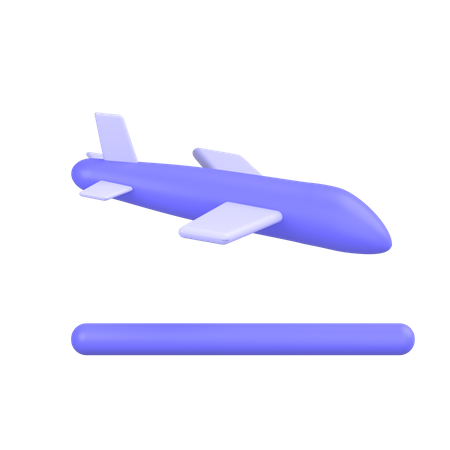 Landing 3D Icon