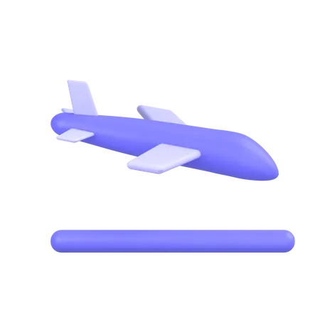 Landing 3D Icon