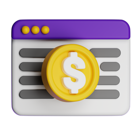 LANDING PAGE  3D Icon