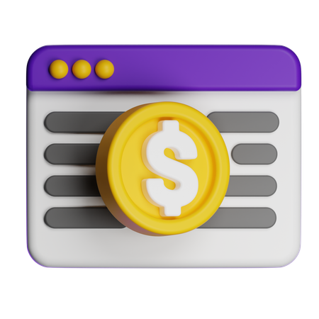 LANDING PAGE  3D Icon