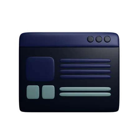 Landingpage  3D Icon