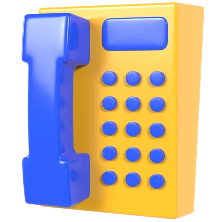 Telephone 3D Illustration
