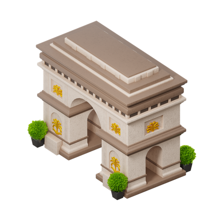 Landmark  3D Icon