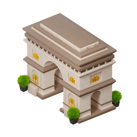 Landmark  3D Icon