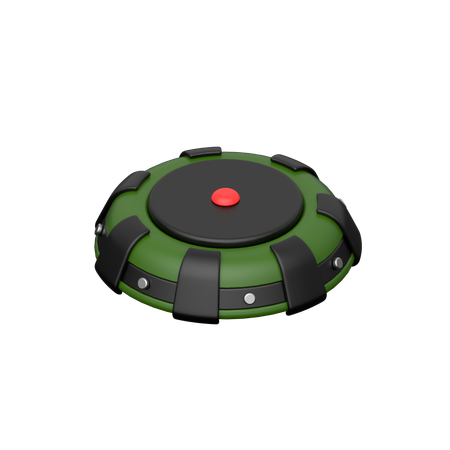 Landmine  3D Icon